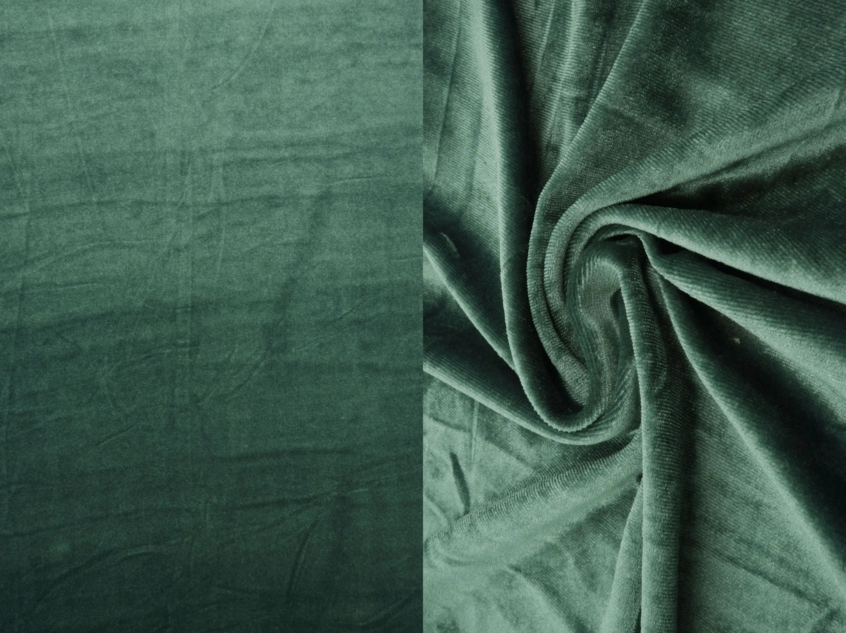 Velvet Solid Fabric 1 Yard Soft Stretch Luxurious Feel 58/60" Wide