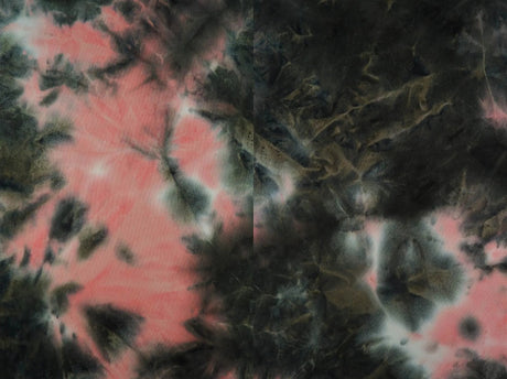 1 Yard Brushed Tie Dye Sweater Knit Fabric Soft Stretch 58/60" Width