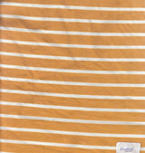 1 Yard French Terry Stripe Knit Fabric 200 GSM, 58/60'' Wide Polyester Rayon Spandex Blend