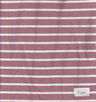 1 Yard French Terry Stripe Knit Fabric 200 GSM, 58/60'' Wide Polyester Rayon Spandex Blend