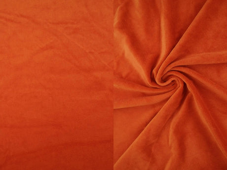 Solid Velour Fabric Soft, Plush & Stretchy 58/60" Wide