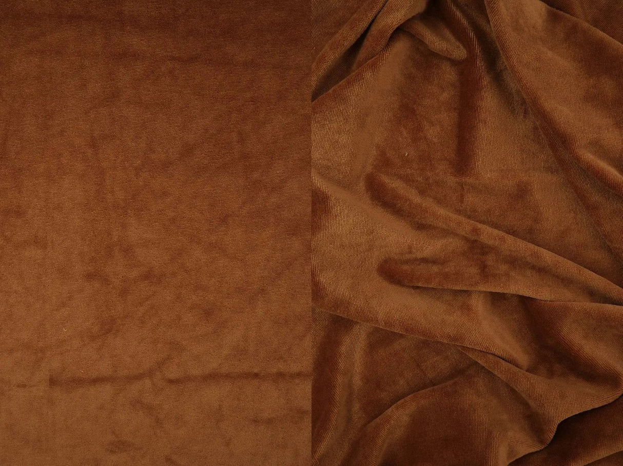 Solid Velour Fabric Soft, Plush & Stretchy 58/60" Wide