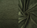 1 Yard Solid Velour Stretch Fabric Soft Plush 58/60 Inches Wide