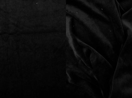Solid Velour Fabric Soft, Plush & Stretchy 58/60" Wide