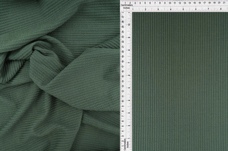 56/57" Double Knit Cozy Fabric 77% Polyester 18% Rayon 5% Spandex 240 GSM by Yard