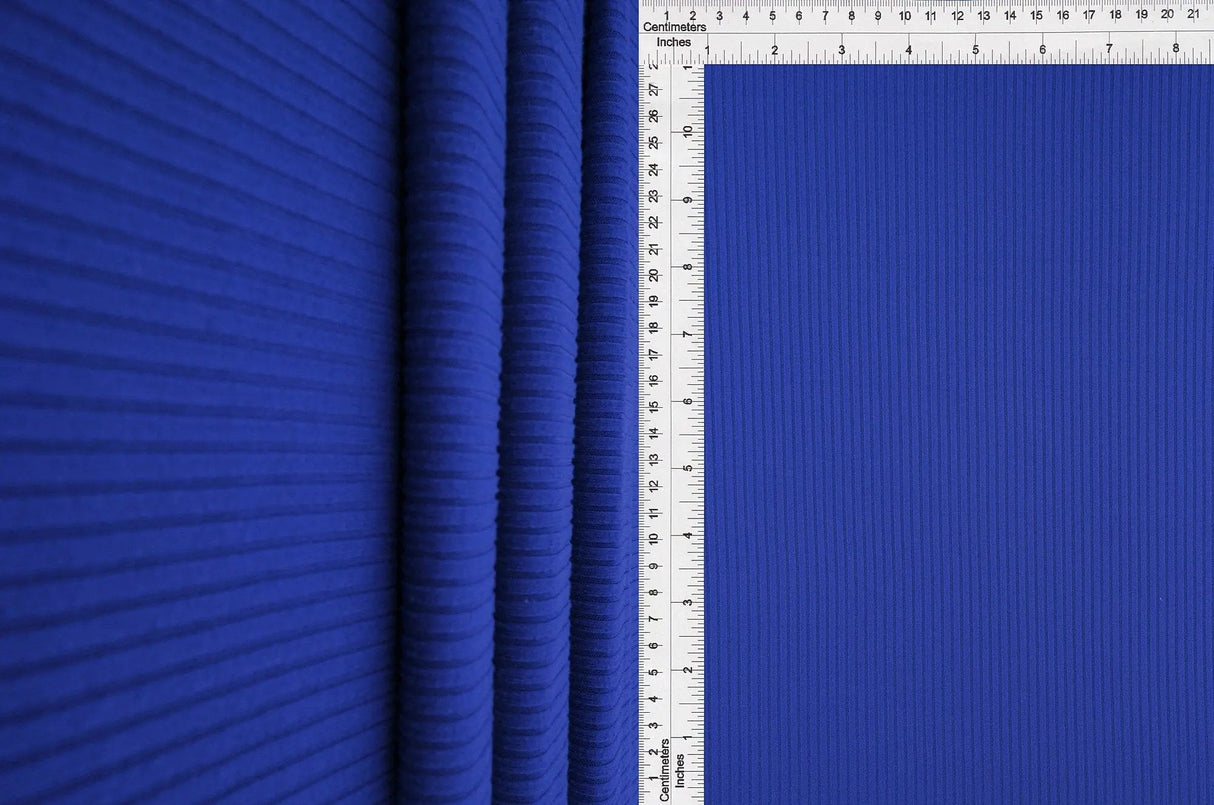 1 Yard 4x2 Yummy Rib Solid Knit Fabric, 58/60'' Wide Polyester Spandex Blend