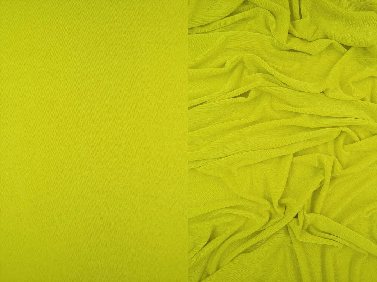 1 Yard Slinky Rib 1x1 Solid Knit Fabric 240 GSM, 52/54? Wide Polyester Spandex Blend