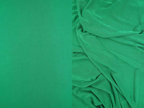 1 Yard Slinky Rib 1x1 Solid Knit Fabric 240 GSM, 52/54? Wide Polyester Spandex Blend