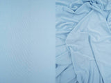 1 Yard Slinky Rib 1x1 Solid Knit Fabric 240 GSM, 52/54? Wide Polyester Spandex Blend