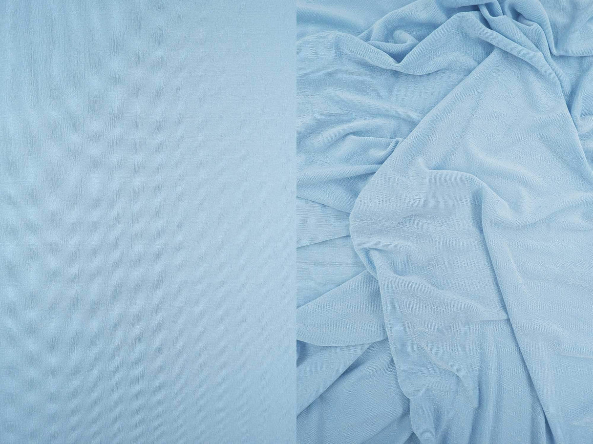 1 Yard Slinky Rib Knit Fabric 1x1 Solid Polyester Spandex Stretch 52/54 Inches