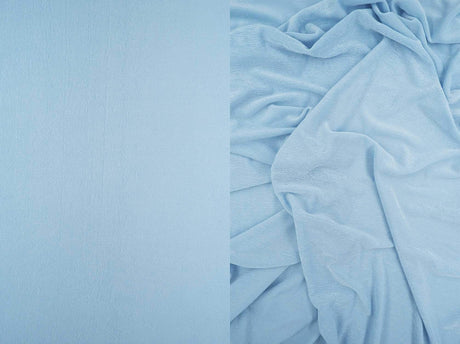 1 Yard 1x1 Slinky Rib Solid Knit Fabric, 52/54'' Wide Polyester Spandex Blend