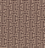 4x2 Yummy Rib Geo Greek Retro Print Knit Fabric, Soft Stretch Polyester Spandex 58/60” Wide