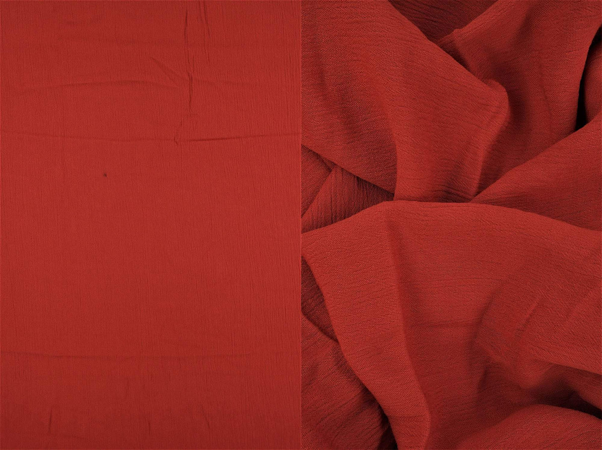 1 Yard Soft Rayon Crepon Fabric Solid Woven Textured Drapery Accent 50/51" Width