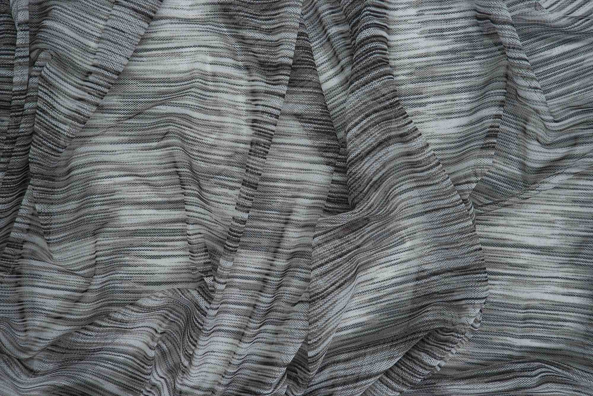 1 Yard Melange Missoni Space Dye Mesh Knit Fabric Lightweight Stretch 54 Inches Wide