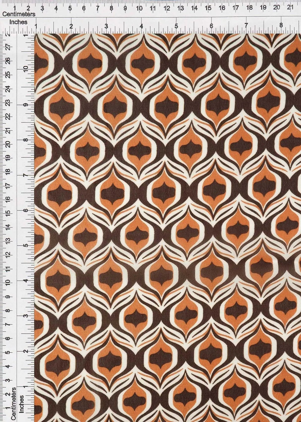 1 Yard Brown Terracotta Lightweight Fabric 57/58" Wide