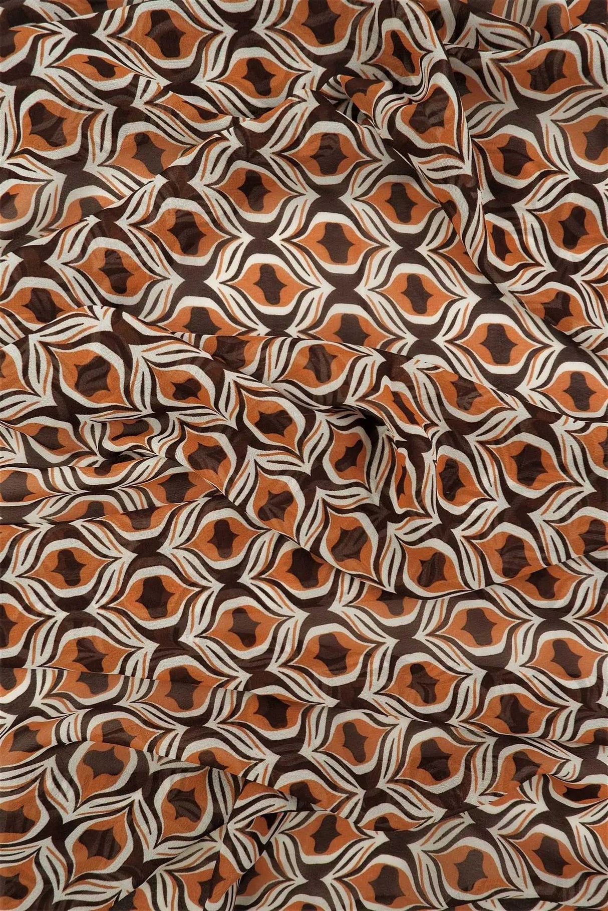 1 Yard Brown Terracotta Lightweight Fabric 57/58" Wide