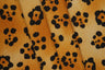 8x3 Yummy Rib Leopard Print Fabric, Stretch Knit Animal Design 58/60" Wide