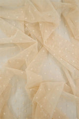 Polka Dot Lace Solid Fabric 90% Nylon 10% Spandex Soft Stretch 58/60 Inches Wide