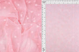 1 Yard Polka Dot Lace Mesh Solid Fabric, 58/60? Wide Nylon Spandex Blend