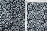 58/60" Double Knit Jacquard Flower Checker Fabric 97% Polyester 3% Spandex 220 GSM Yard