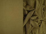 1 Yard Slinky Rib 1x1 Solid Knit Fabric 240 GSM, 52/54? Wide Polyester Spandex Blend