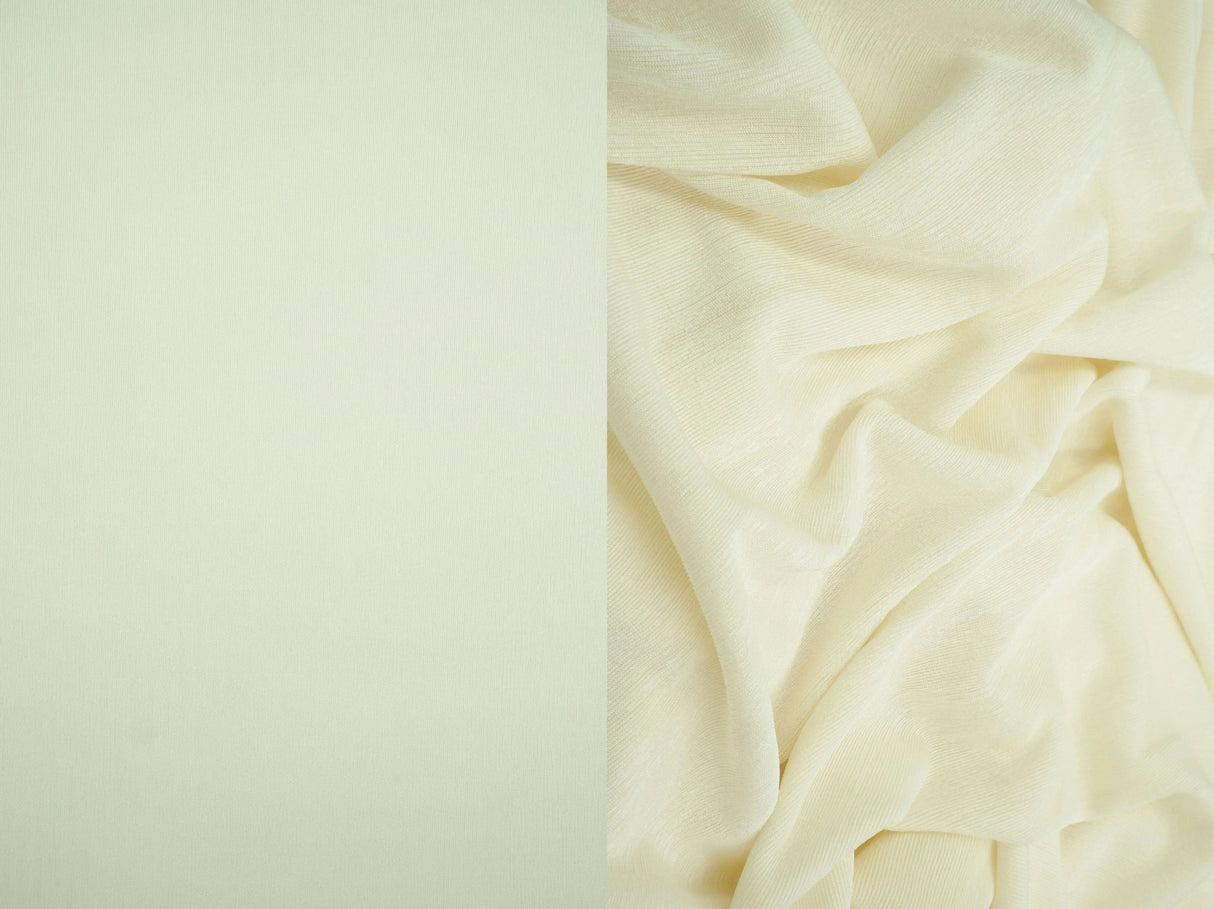 1 Yard Slinky Rib 1x1 Solid Knit Fabric 240 GSM, 52/54? Wide Polyester Spandex Blend
