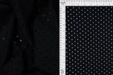 Knit Jacquard Eyelet Solid Fabric Stretch Polyester Spandex 58/60 Inches Wide