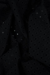 Knit Jacquard Eyelet Solid Fabric Stretch Polyester Spandex 58/60 Inches Wide
