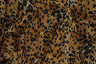 Techno Crepe Leopard Print Knit Animal Stretch Fabric, 58/60" Wide