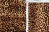 1 Yard Techno Crepe Animal Print Knit Fabric 220 GSM, 58/60'' Wide Polyester Spandex Blend
