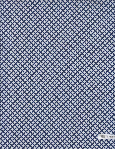 1 Yard Polyester Spandex Yummy Rib Knit Fabric Retro Geo Window Pane Print 58/60" Width