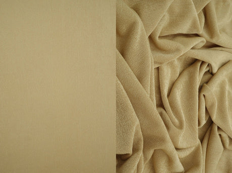 1 Yard Slinky Rib Knit Fabric 1x1 Solid Polyester Spandex Stretch 52/54 Inches