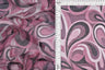 1 Yard Retro Paisley Geo Mesh Print Fabric Stretch Lightweight 58/60 Inches Wide