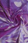 1 Yard Violet Marble Brushed DTY Knit Fabric Soft Stretch Material 58/60" Wide
