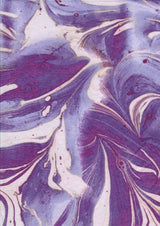 1 Yard Violet Marble Brushed DTY Knit Fabric Soft Stretch Material 58/60" Wide