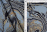 8×3 Yummy Rib Marble Print Fabric Soft Stretch Knit, 87% Polyester 58/60'' Wide