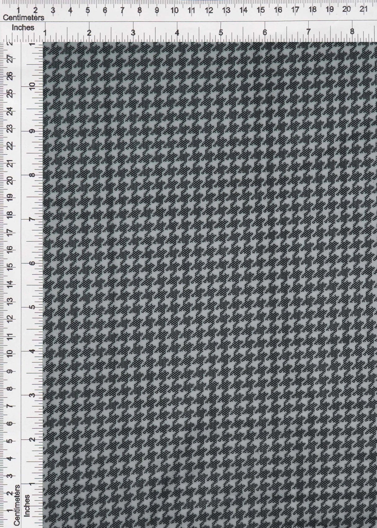 1 Yard Polyester Spandex 80 GSM Mesh Fabric Houndstooth Print Lightweight Stretch Soft 54" Width