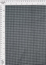 1 Yard Polyester Spandex 80 GSM Mesh Fabric Houndstooth Print Lightweight Stretch Soft 54" Width