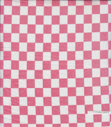 1 Yard Polyester Spandex Mesh Fabric Checkered Geometric Print Lightweight Stretch 54" Width