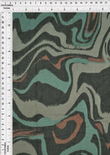1 Yard Polyester Spandex 80 GSM Mesh Fabric Geometric Print Lightweight Stretch Soft 54" Width