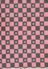 1 Yard Flower Checker Mesh Knit Fabric Lightweight Stretch 54 Inches Wide