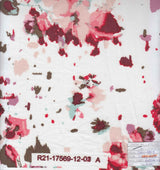 Brushed DTY Floral Print Fabric Soft Stretch Knit 58/60" Wide