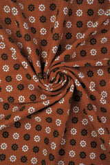 Brushed DTY Ditsy Geo Floral Fabric Soft Stretch Knit 58/60" Wide