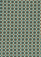 Bold Geometric Brushed DTY Knit Fabric Soft Stretch 58/60" Wide