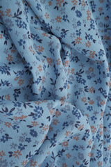 Rayon Crepon Ditsy Vintage Floral Fabric, Lightweight Woven 50/52" Wide