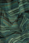 1 Yard Polyester Spandex 80 GSM Mesh Fabric Stripe Print Lightweight Soft Stretch 54" Width