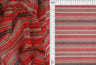 1 Yard Stripe Mesh Fabric Lightweight Stretch 54 Inches Wide