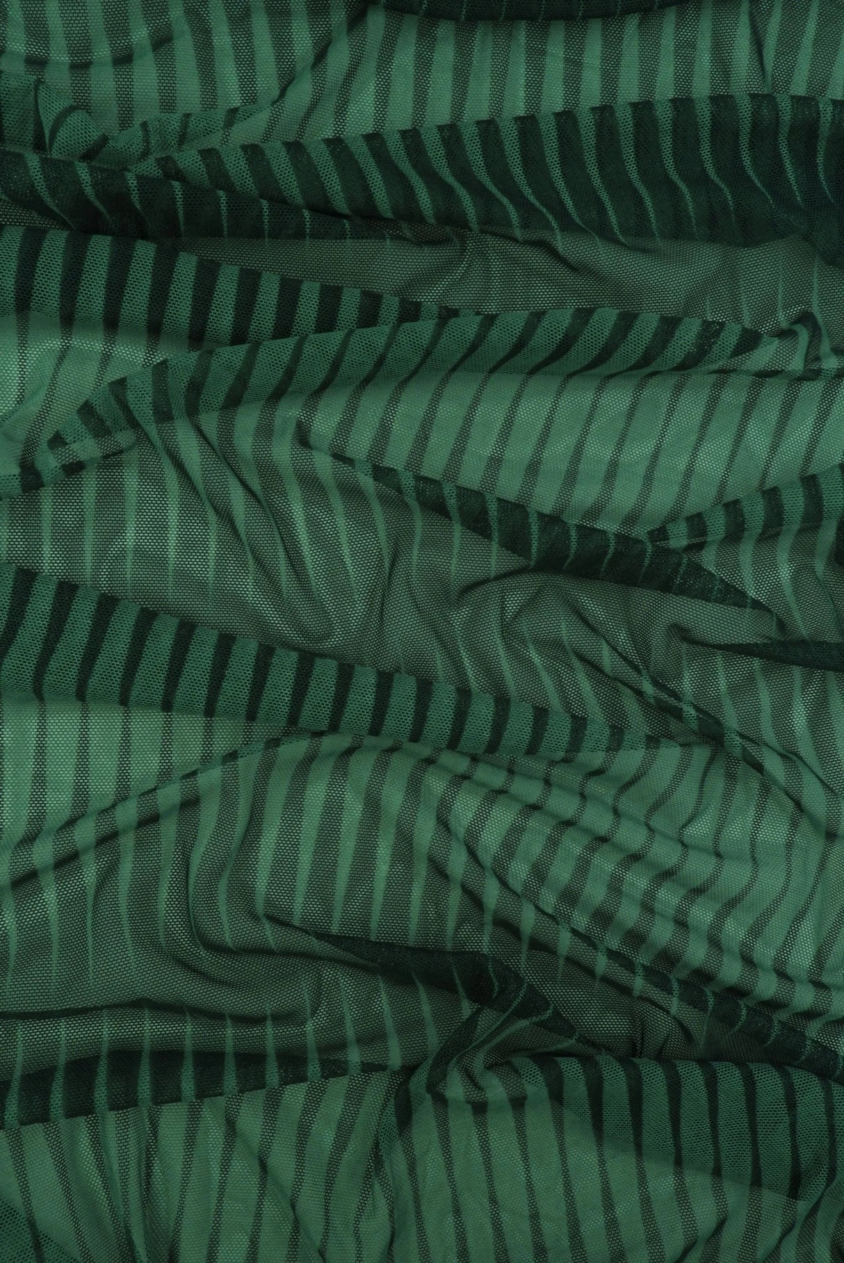 1 Yard Hunter Mint Geo Mesh Fabric Lightweight Stretch 54 Inches Wide