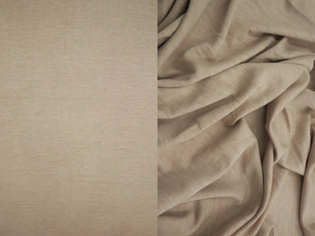 Vortex Washed Jersey Solid Fabric 1 Yard Soft Stretch Smooth Drape 58/60" Wide