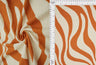 1 Yard Abstract Zebra 8x3 Yummy Rib Knit Fabric Soft Stretch 58 Inches Wide